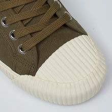 Load image into Gallery viewer, Joe &amp; Co X Gola 04 Olive Canvas &amp; Vulcanised Rubber Tennis Shoe
