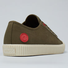 Load image into Gallery viewer, Joe &amp; Co X Gola 04 Olive Canvas &amp; Vulcanised Rubber Tennis Shoe
