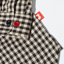 Load image into Gallery viewer, Victor 3 Black and Putty Gingham Ghost Check Button Down Shirt
