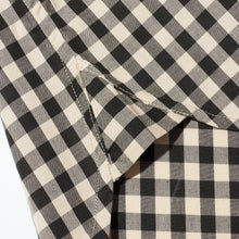 Load image into Gallery viewer, Victor 3 Black and Putty Gingham Ghost Check Button Down Shirt
