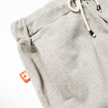 Load image into Gallery viewer, Harold 01 Marl Grey Knitted Australian super fine cotton loopback joggers
