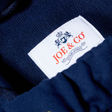 Load image into Gallery viewer, Harold 01 Dark Navy Knitted Supima fine long staple cotton loopback joggers
