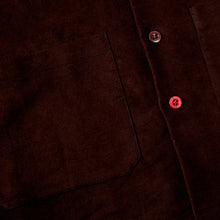Load image into Gallery viewer, Chadwick 03 Chocolate Brown Moleskin Over shirt
