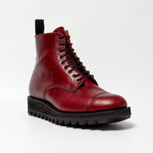 Load image into Gallery viewer, The Reddington 9 holer Derby toe cap leather boot
